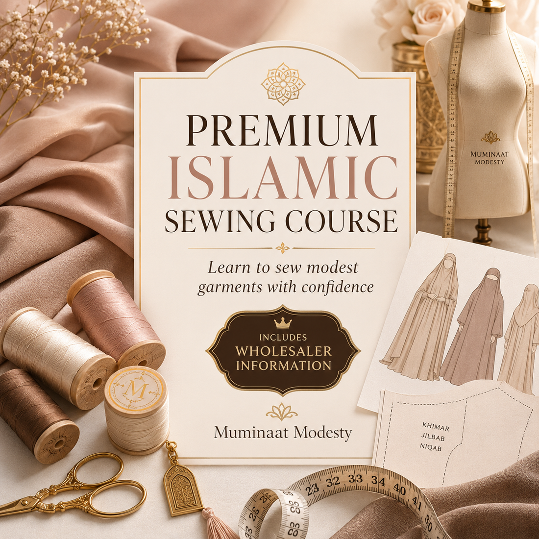 Digital Download - Islamic Sewing Course - Premium