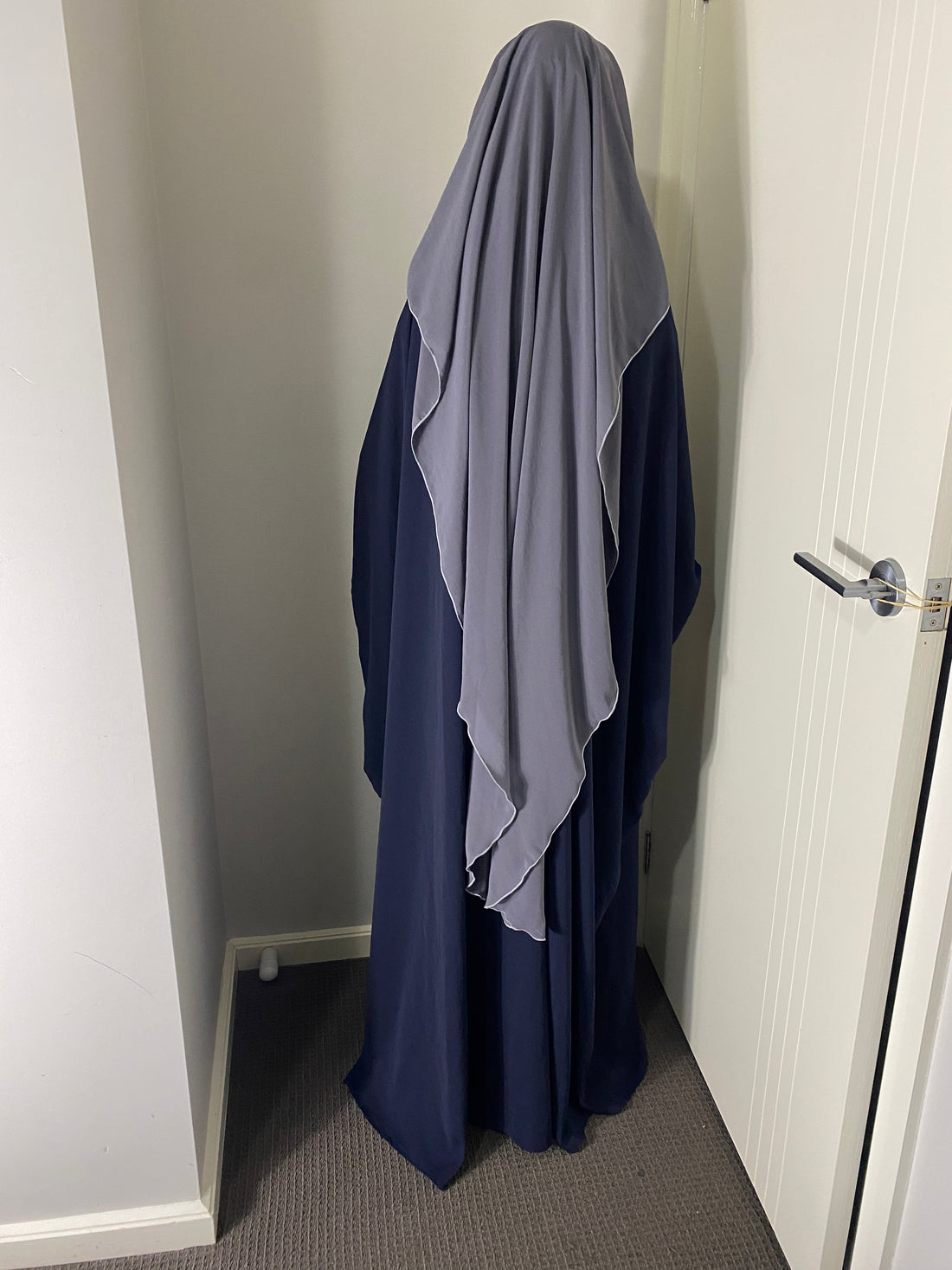 Double layer niqab butterfly cut